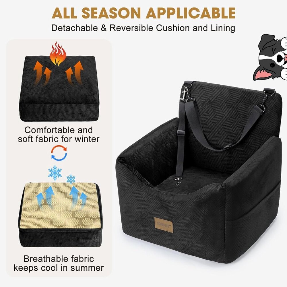 JOEJOY Dog Car Seats for Small Medium Dogs Under 35lbs